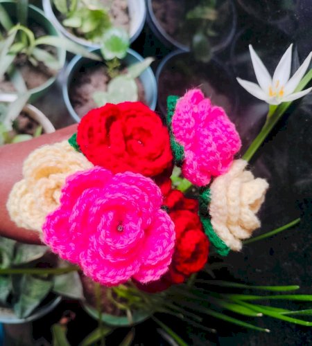  Rose flower Hand Made